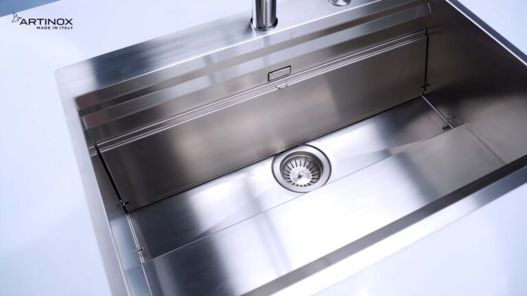 Chậu rửa bát inox NOBINOX ARTINOX MOSE NA808 00008ALBR70SP - Ảnh 7
