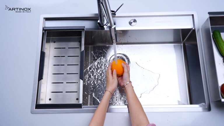 Chậu rửa bát inox NOBINOX ARTINOX NEWGO NA830 00008ALGI81 - Ảnh 12