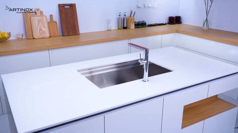 Chậu rửa bát inox NOBINOX ARTINOX TITANIUM NA875U 00008PI704025 - Ảnh 5