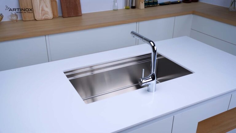 Chậu rửa bát inox NOBINOX ARTINOX TITANIUM NA885U 00008PI814025 - Ảnh 5