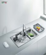 Chậu rửa bát inox NOBINOX HIGON NH905 - Ảnh 4