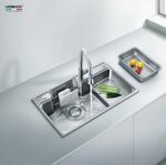 Chậu rửa bát inox NOBINOX HIGON NH905 - Ảnh 5