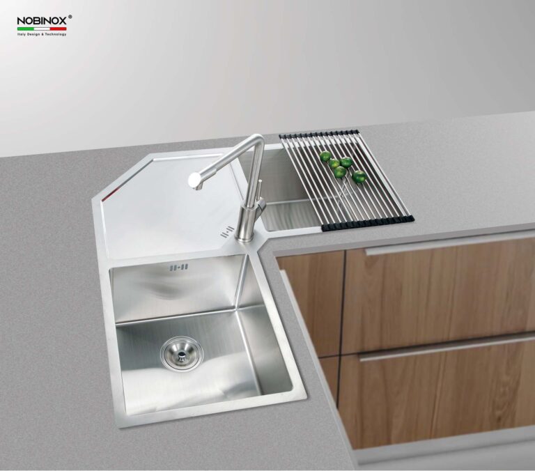 Chậu rửa bát inox NOBINOX LIKEN NL700 - Ảnh 4