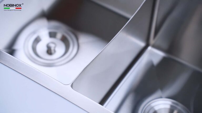 Chậu rửa bát inox NOBINOX LIKEN NL746 - Ảnh 6