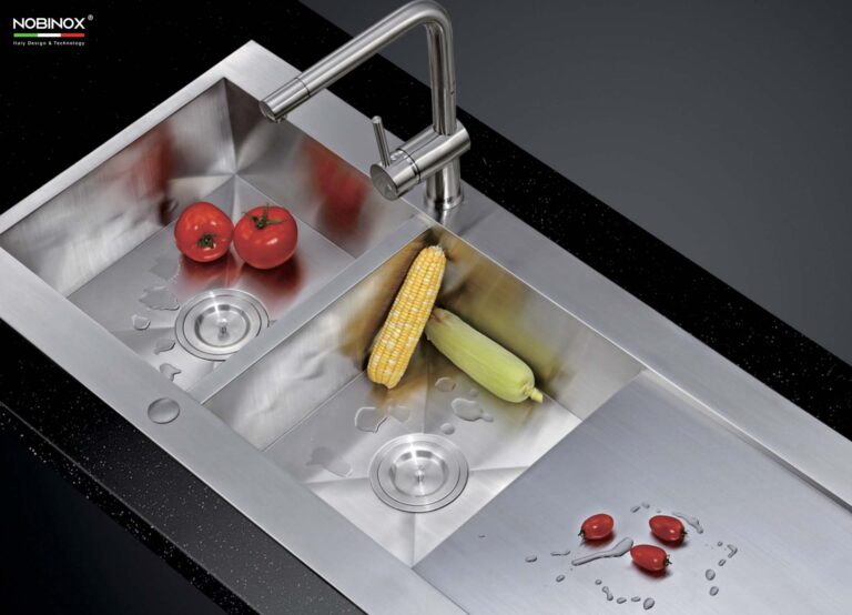 Chậu rửa bát inox NOBINOX LIKEN NL749 - Ảnh 5