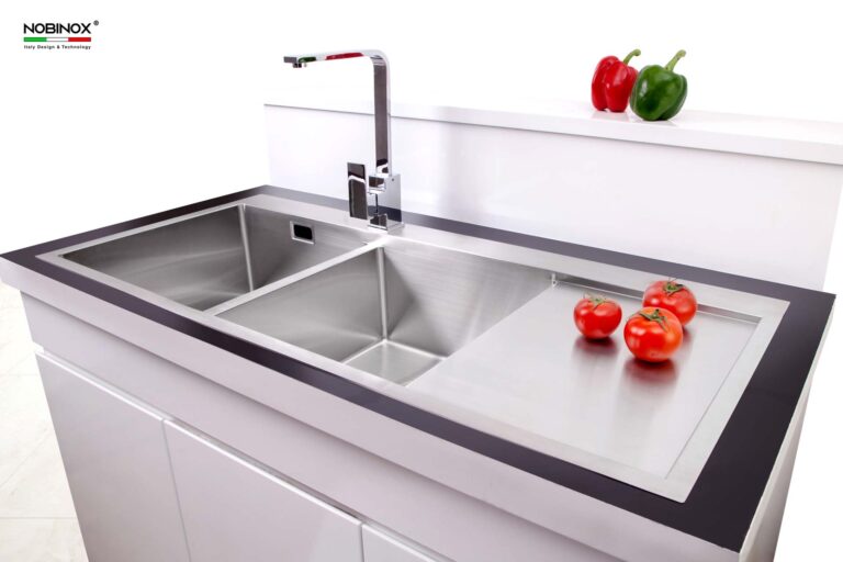 Chậu rửa bát inox NOBINOX LIKEN NL749 - Ảnh 6