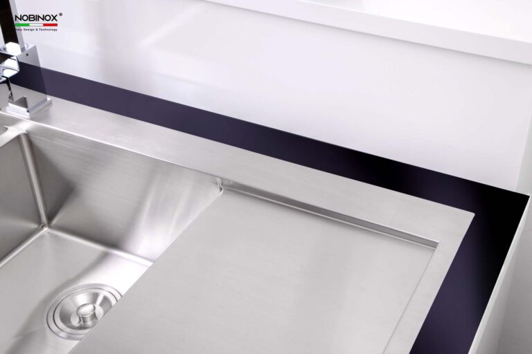 Chậu rửa bát inox NOBINOX LIKEN NL749 - Ảnh 7