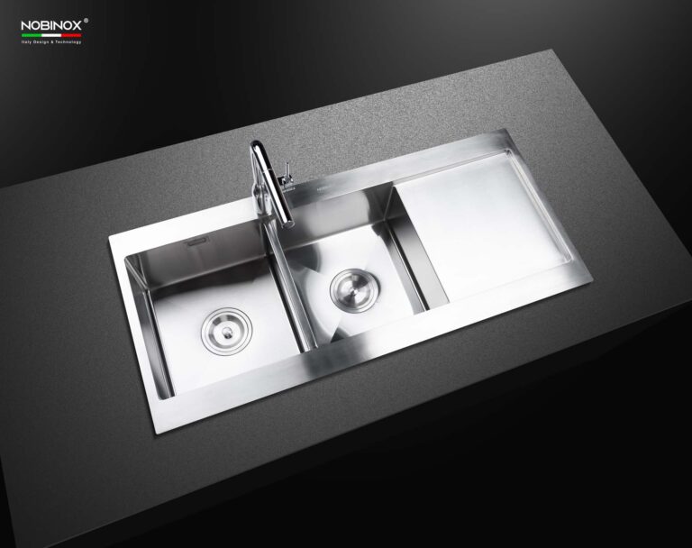 Chậu rửa bát inox NOBINOX LIKEN NL749 - Ảnh 8