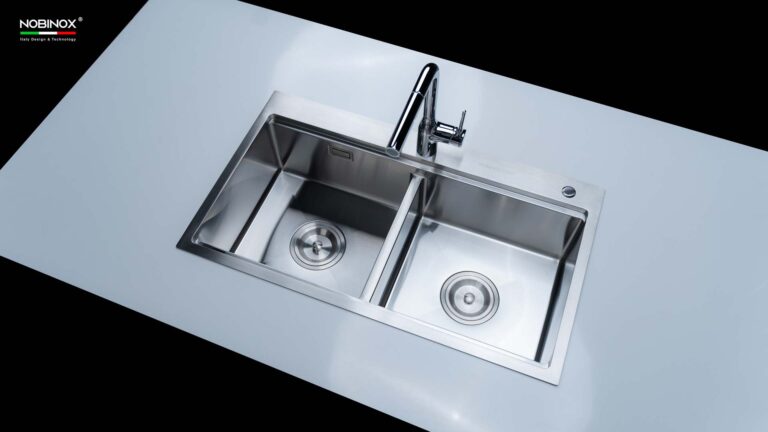 Chậu rửa bát inox NOBINOX LIKEN NL785 - Ảnh 5