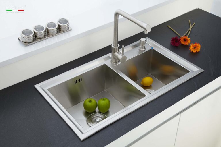 Chậu rửa bát inox NOBINOX LIKEN NL786 - Ảnh 4