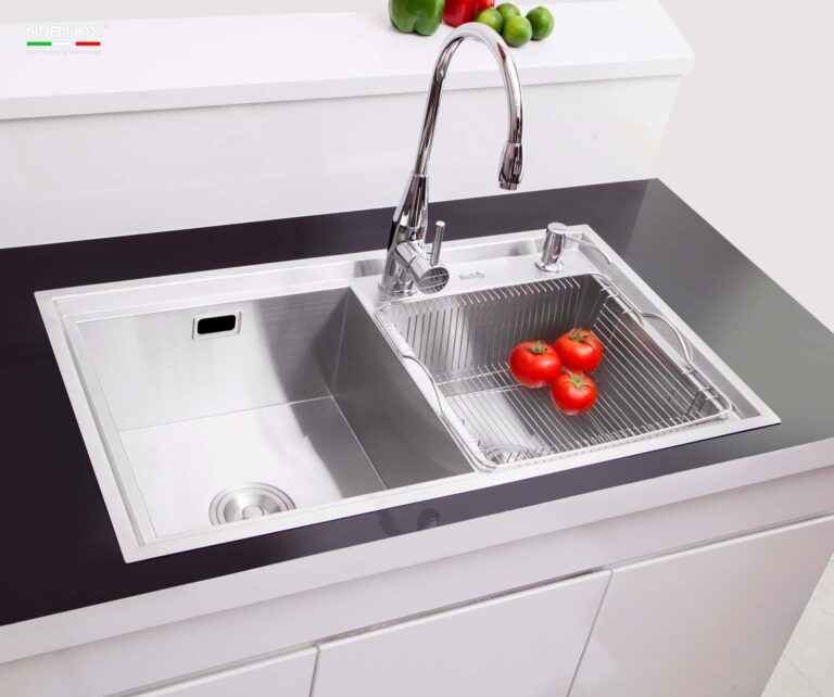Chậu rửa bát inox NOBINOX LIKEN NL786 - Ảnh 8