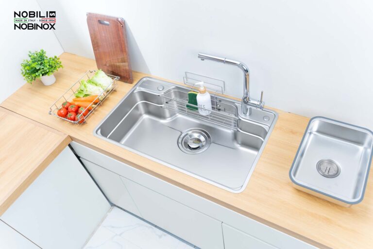 Chậu rửa bát inox NOBINOX LIKEN NL792D - Ảnh 4