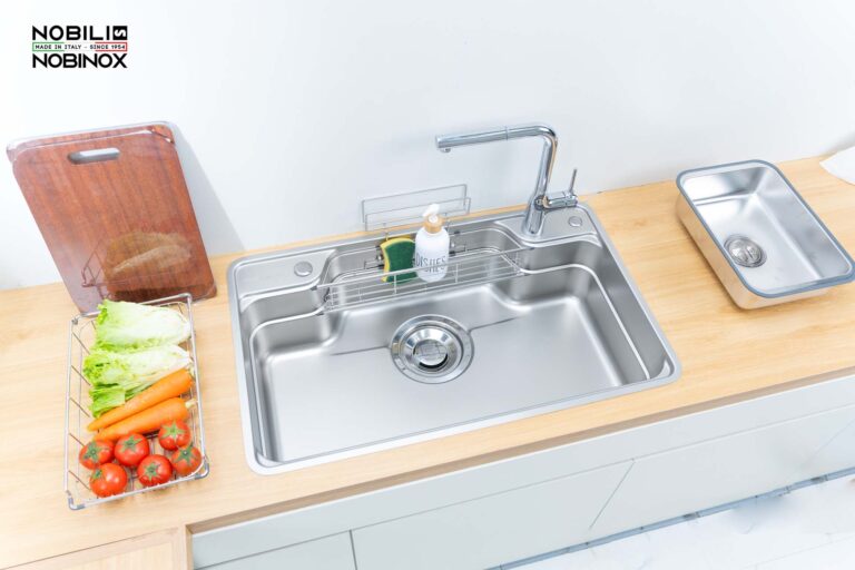 Chậu rửa bát inox NOBINOX LIKEN NL792D - Ảnh 5