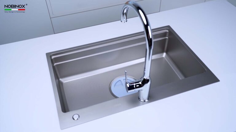 Chậu rửa bát inox NOBINOX LIRA NJ560D - Ảnh 6