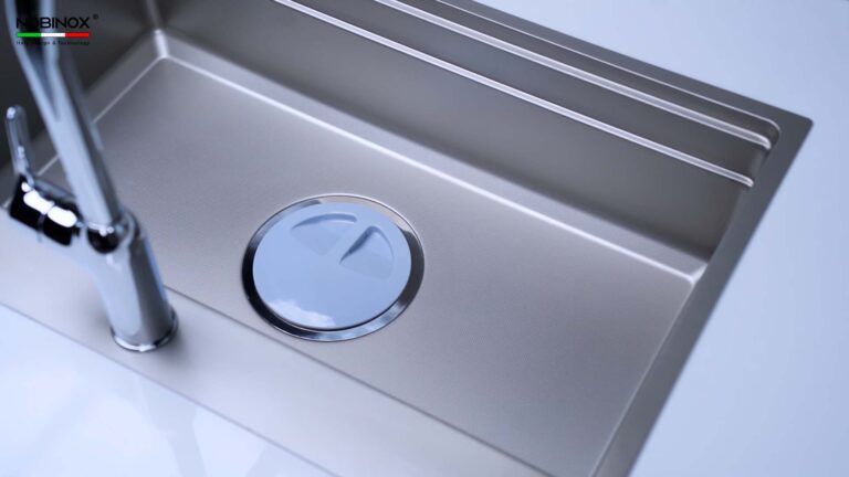 Chậu rửa bát inox NOBINOX LIRA NJ560D - Ảnh 7