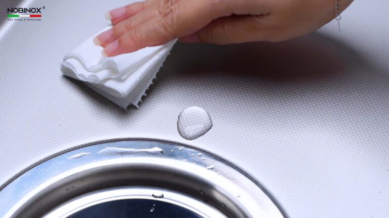 Chậu rửa bát inox NOBINOX LIRA NJ560D - Ảnh 12