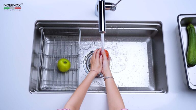 Chậu rửa bát inox NOBINOX LIRA NJ562D - Ảnh 16