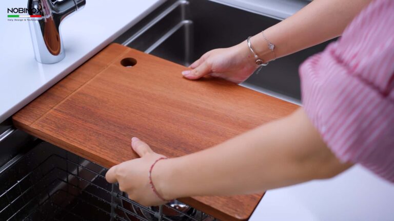 Chậu rửa bát inox NOBINOX LIRA NJ562D - Ảnh 17