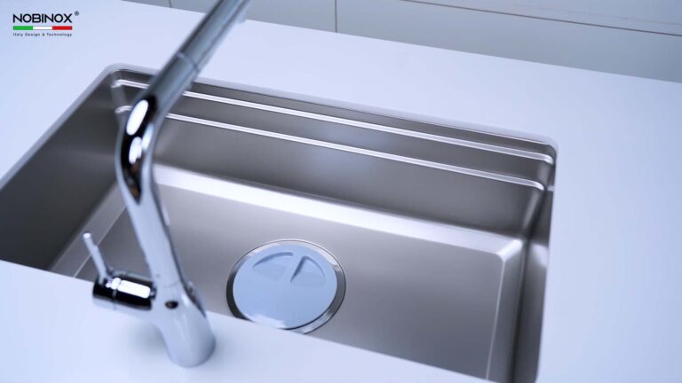 Chậu rửa bát inox NOBINOX LIRA NJ562D - Ảnh 7