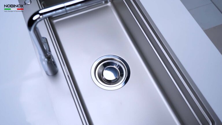 Chậu rửa bát inox NOBINOX LIRA NJ564D - Ảnh 7