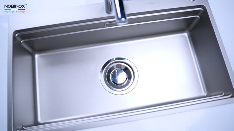 Chậu rửa bát inox NOBINOX LIRA NJ564D - Ảnh 8