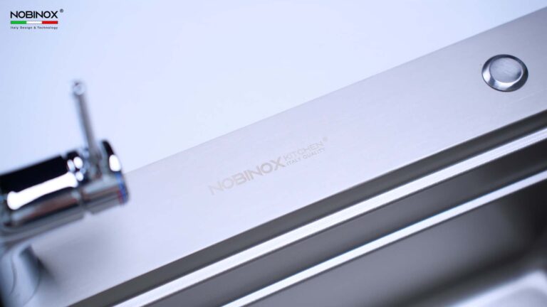 Chậu rửa bát inox NOBINOX LIRA NJ564D - Ảnh 12