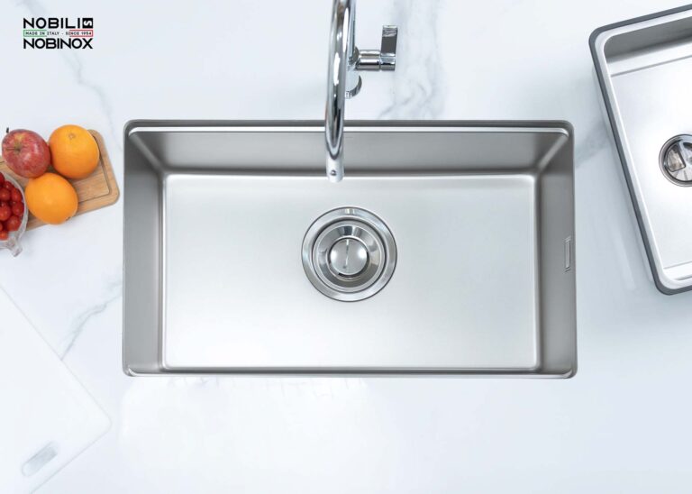 Chậu rửa bát inox NOBINOX ROSA NN974DT - Ảnh 6