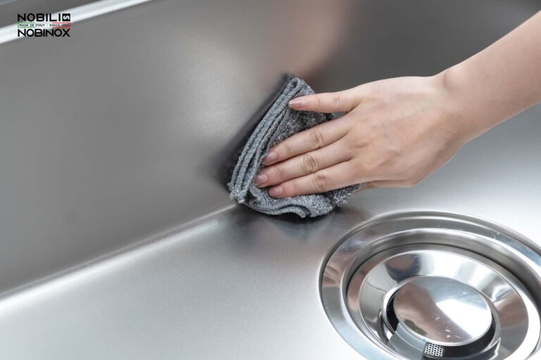 Chậu rửa bát inox NOBINOX ROSA NN974DT - Ảnh 12