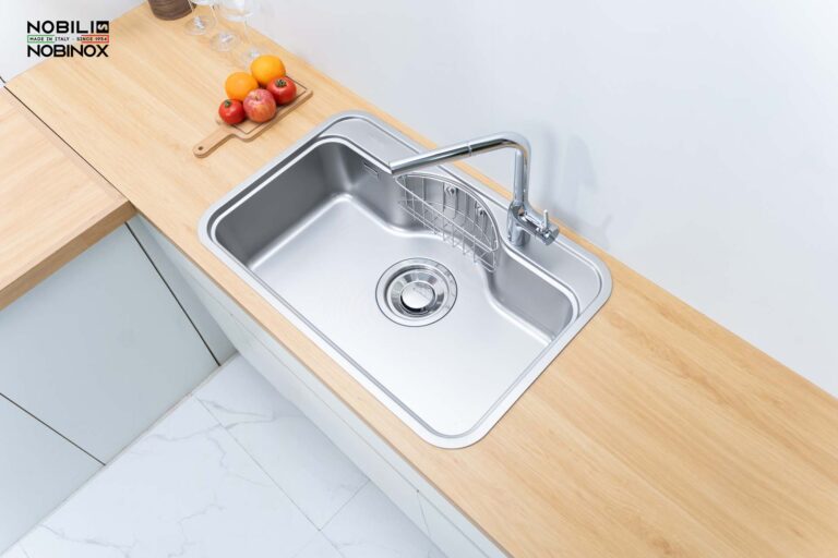 Chậu rửa bát inox NOBINOX ROSA NN975D - Ảnh 4