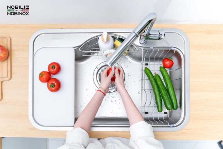 Chậu rửa bát inox NOBINOX ROSA NN975D - Ảnh 25