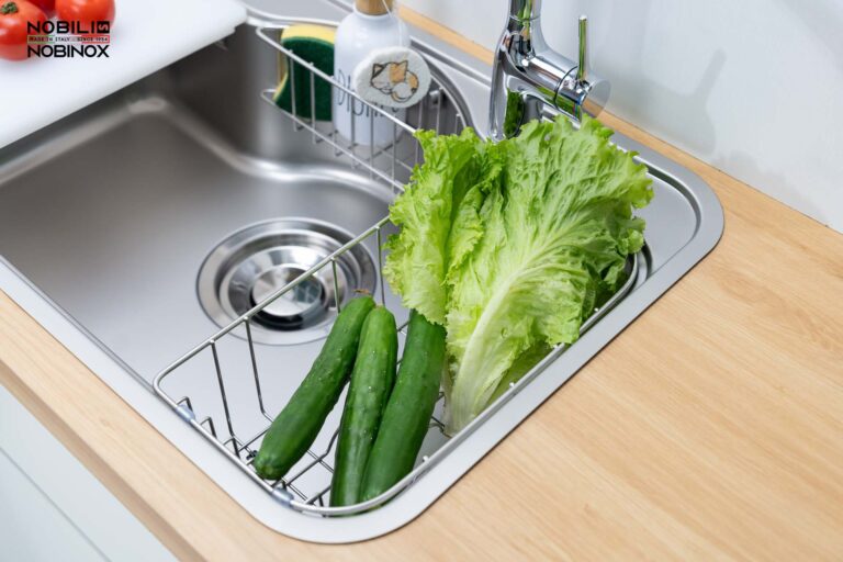 Chậu rửa bát inox NOBINOX ROSA NN975D - Ảnh 9