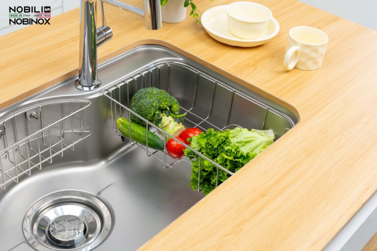 Chậu rửa bát inox NOBINOX ROSA NN995D - Ảnh 18