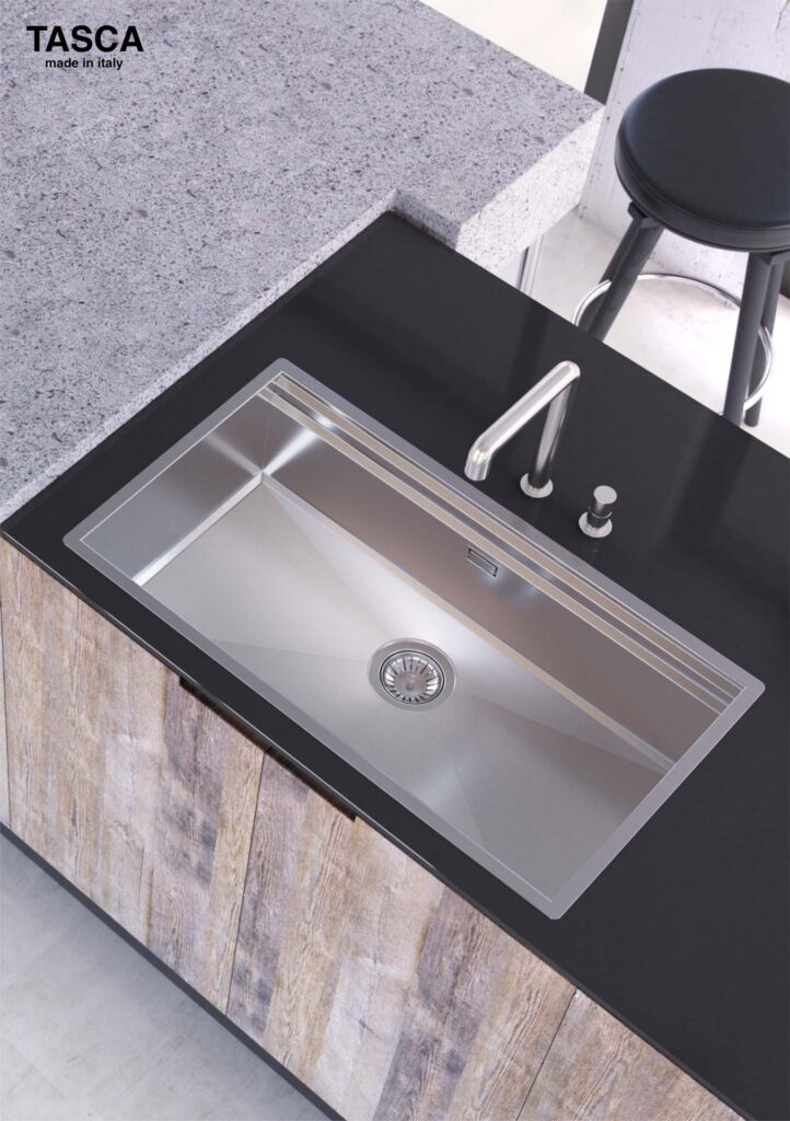 Chậu rửa bát inox NOBINOX TASCA STEP NT644U SA7000C - Ảnh 5