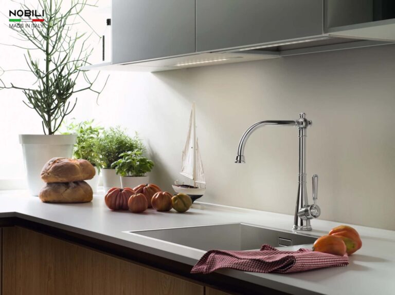 Vòi rửa bát NOBINOX CHARLIE NB254 CH75513CR - Ảnh 4