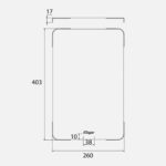 Thớt KLUGER KCB-122FS inox - Ảnh 2