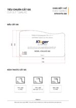 Chậu rửa bát inox KLUGER KF8131FS dòng K300 - Ảnh 4