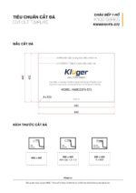 Chậu rửa bát inox KLUGER KW8101FS dòng K100 - Ảnh 4