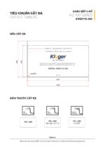 Chậu rửa bát inox KLUGER KW8211S dòng K2 100 - Ảnh 4