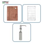 Chậu rửa bát inox NOBINOX LUMIA NJ508D - Ảnh 3