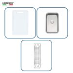 Chậu rửa bát inox NOBINOX ROSA NN974DT - Ảnh 3