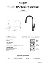 Vòi rửa bát KLUGER KLF0002B - Ảnh 3