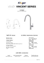 Vòi rửa bát KLUGER KLF0003C - Ảnh 4