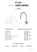 Vòi rửa bát KLUGER KLF0008S - Ảnh 4