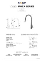 Vòi rửa bát KLUGER KLF0009C - Ảnh 3