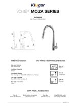 Vòi rửa bát KLUGER KLF0009S - Ảnh 4