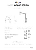 Vòi rửa bát KLUGER KLF0016C - Ảnh 3