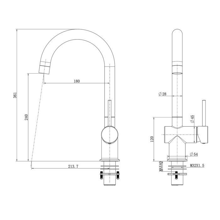 Vòi rửa bát KLUGER KLF0021C - Ảnh 2