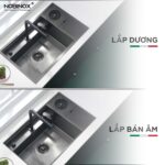 Chậu rửa bát inox NOBINOX LUMIA NJ510B - Ảnh 7