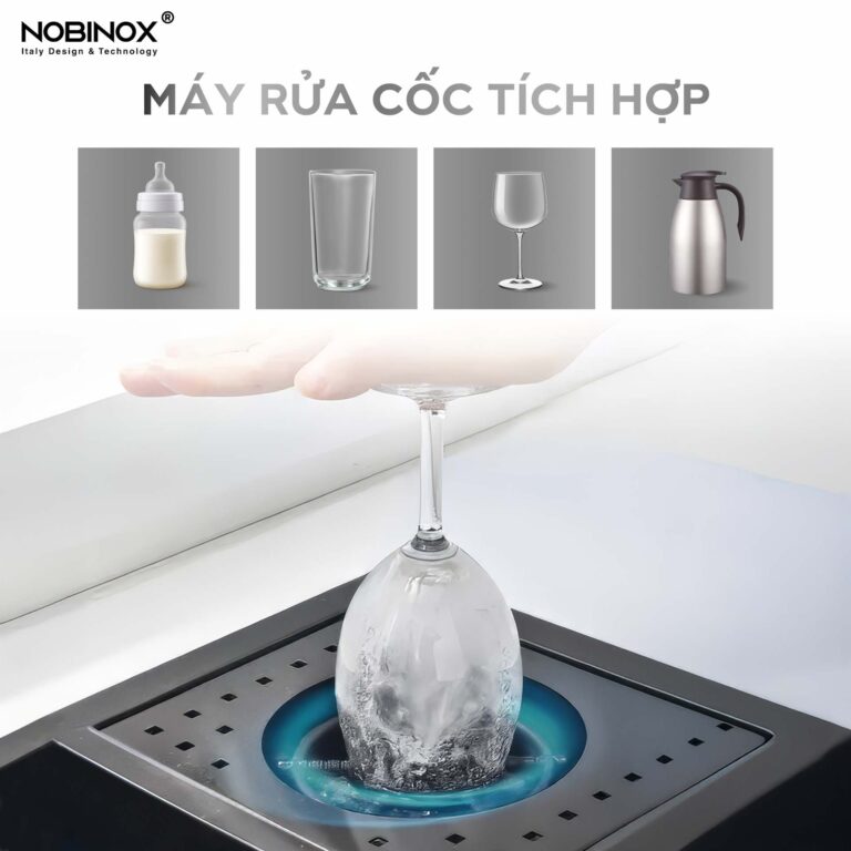 Chậu rửa bát inox NOBINOX LUMIA NJ511B - Ảnh 5