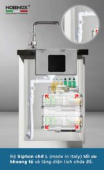 Chậu rửa bát inox NOBINOX PURA NT622U - Ảnh 6